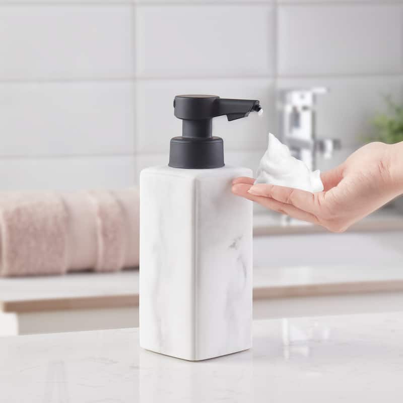 DKNY Touchless Marble Sensor Pump - White - White