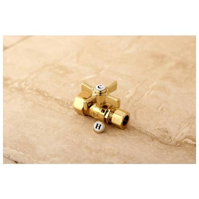 Kingston Brass Vintage Comp Straight Shut-Off Valve