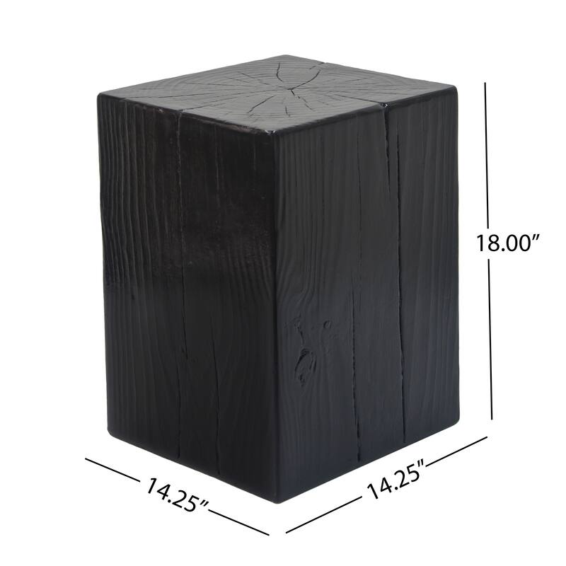 Christopher Knight Home - Blythe Outdoor Indoor Wood Look MGO Fiberglass 3 Piece End Table Set