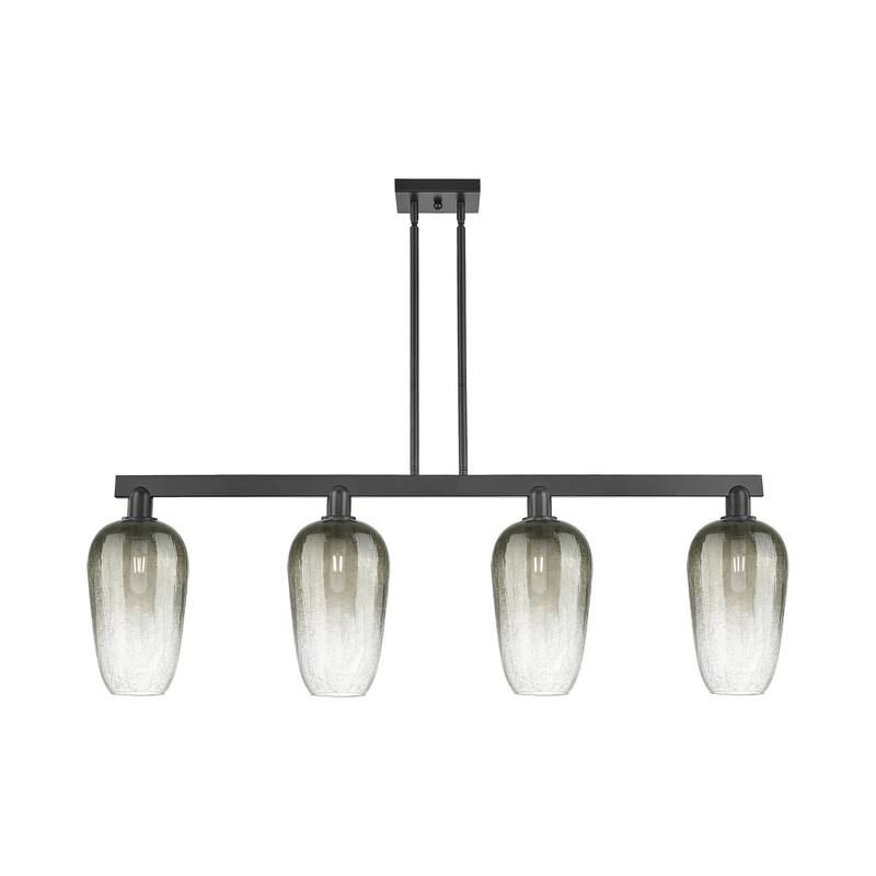Innovations Lighting Urban Downtown - Brookhaven Flute - 4 Light 48" Stem Hung Island Light