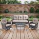Option Brown Wicker / Beige Cusion