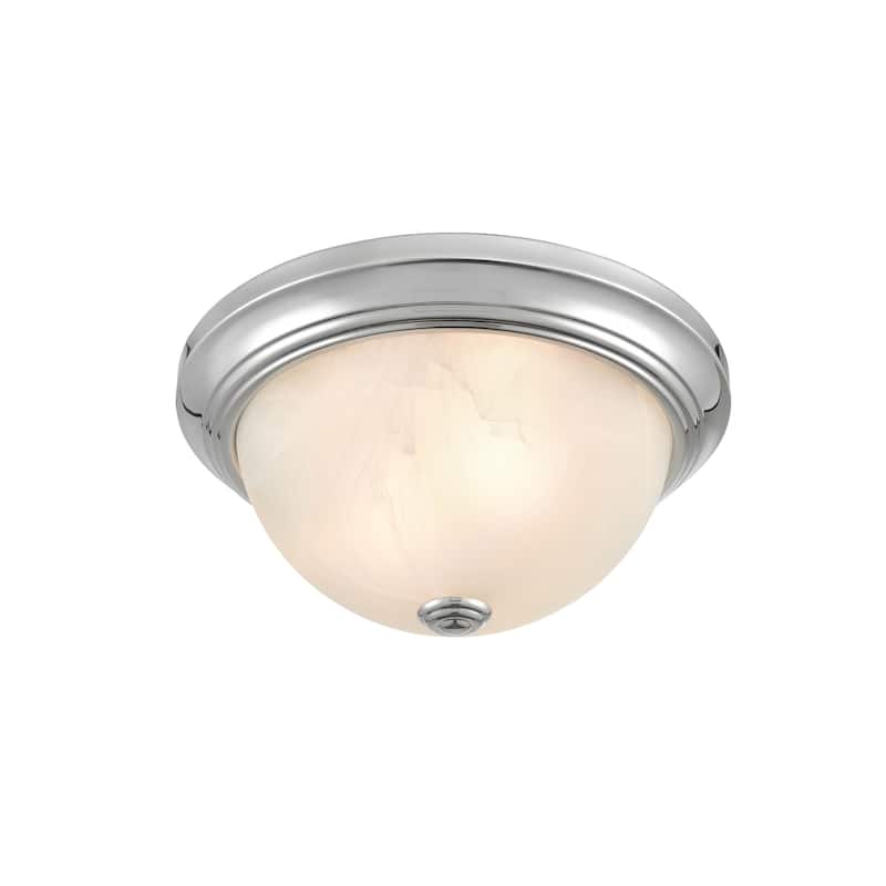 Millennium Lighting Metal 2 Light Flush Mount Ceiling Fixture in Multiple Finishes - N/A