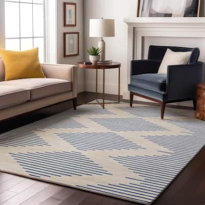 Premium Washable Super Soft Global Stripes Mayfield Rug