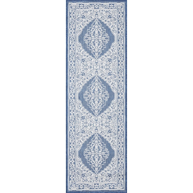 Exo Coastal Oriental Indoor/Outdoor Area Rug