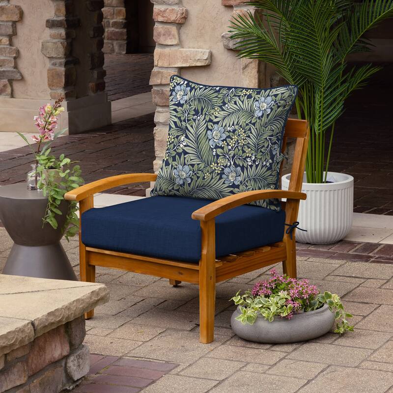 ARDEN Foam Outdoor Deep Seat Cushion Set, 24 x 24