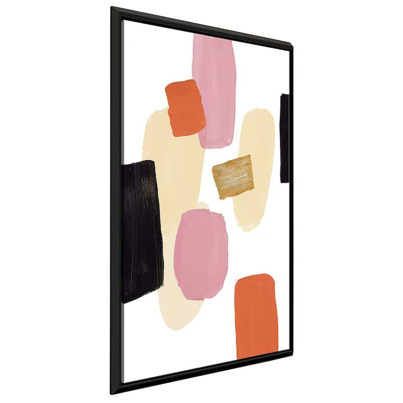 "Floating Shapes I" Print on Floating Canvas