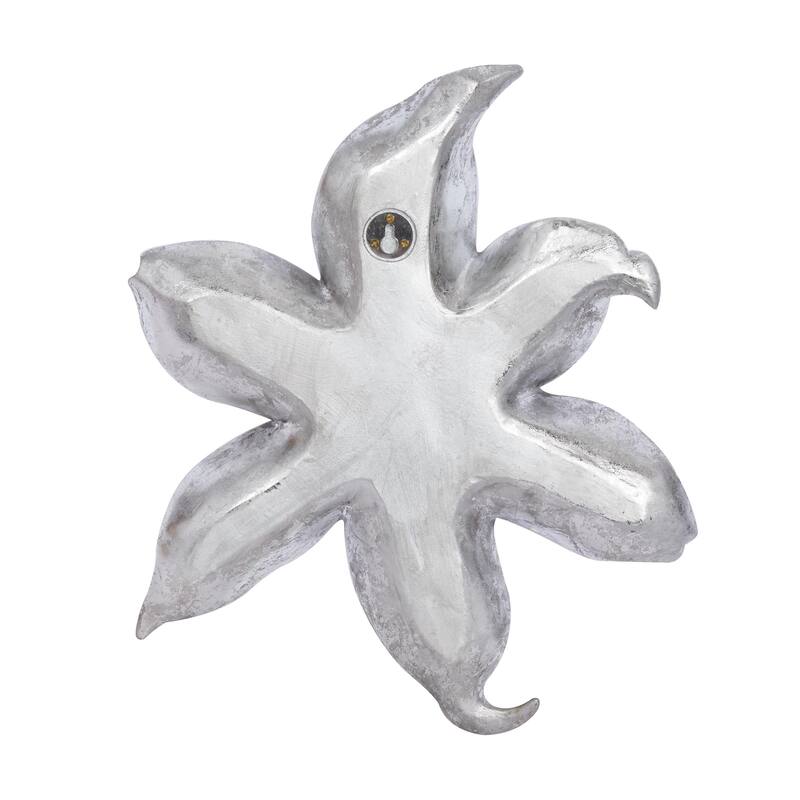 Polystone Floral 3D Home Wall Decor - Set of 3 Gold or Silver - Roche River Decor