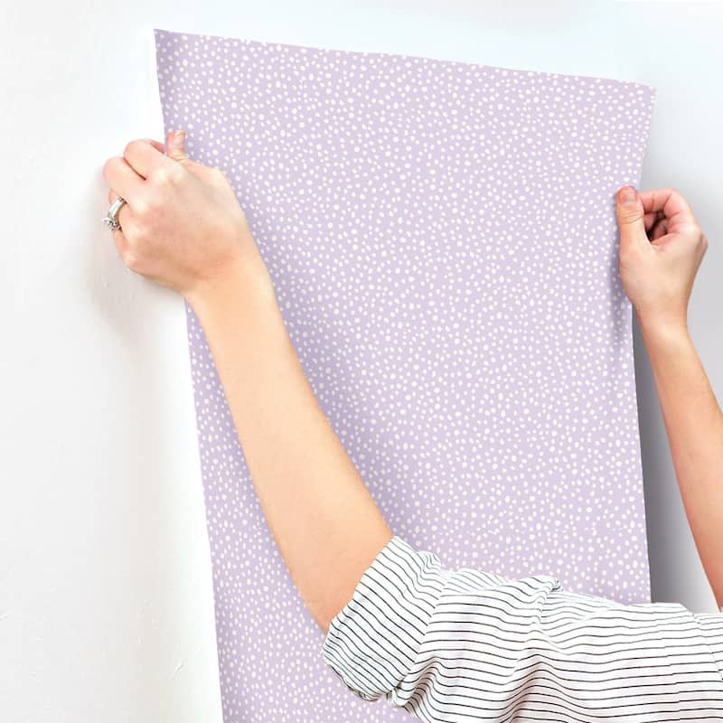 Advantage Dotty Lavender Petite Polka Dot Wallpaper