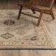 preview thumbnail 1 of 2, Landon Traditional Medallion Wool Blend Area Rug Beige / Multi - 2' x 3'