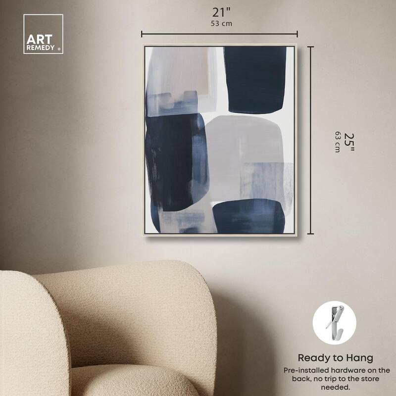 Oceanic Forms II Canvas by Art Remedy