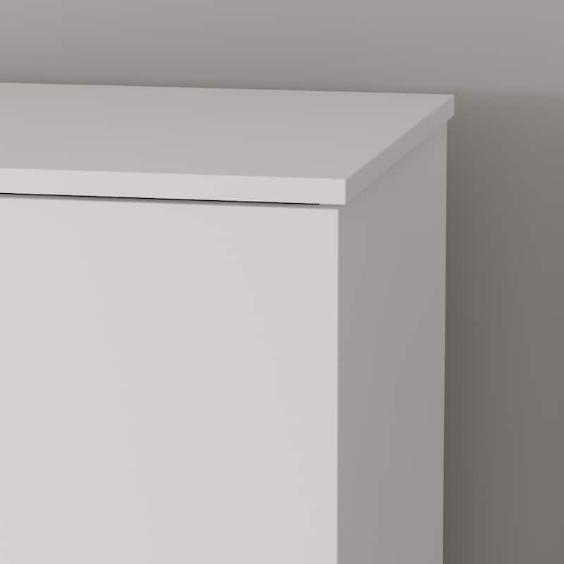 2-Doors 9 Tires Shoes Cabinet With Large Storage Space