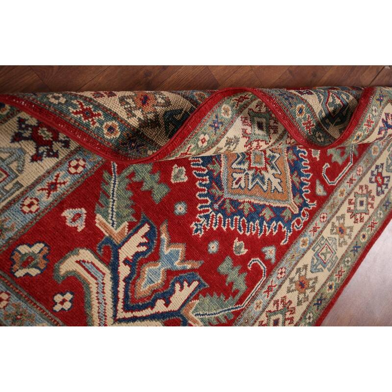 Oriental Red Kazak Accent Rug Hand-Knotted Wool Carpet - 3'0" x 5'1"