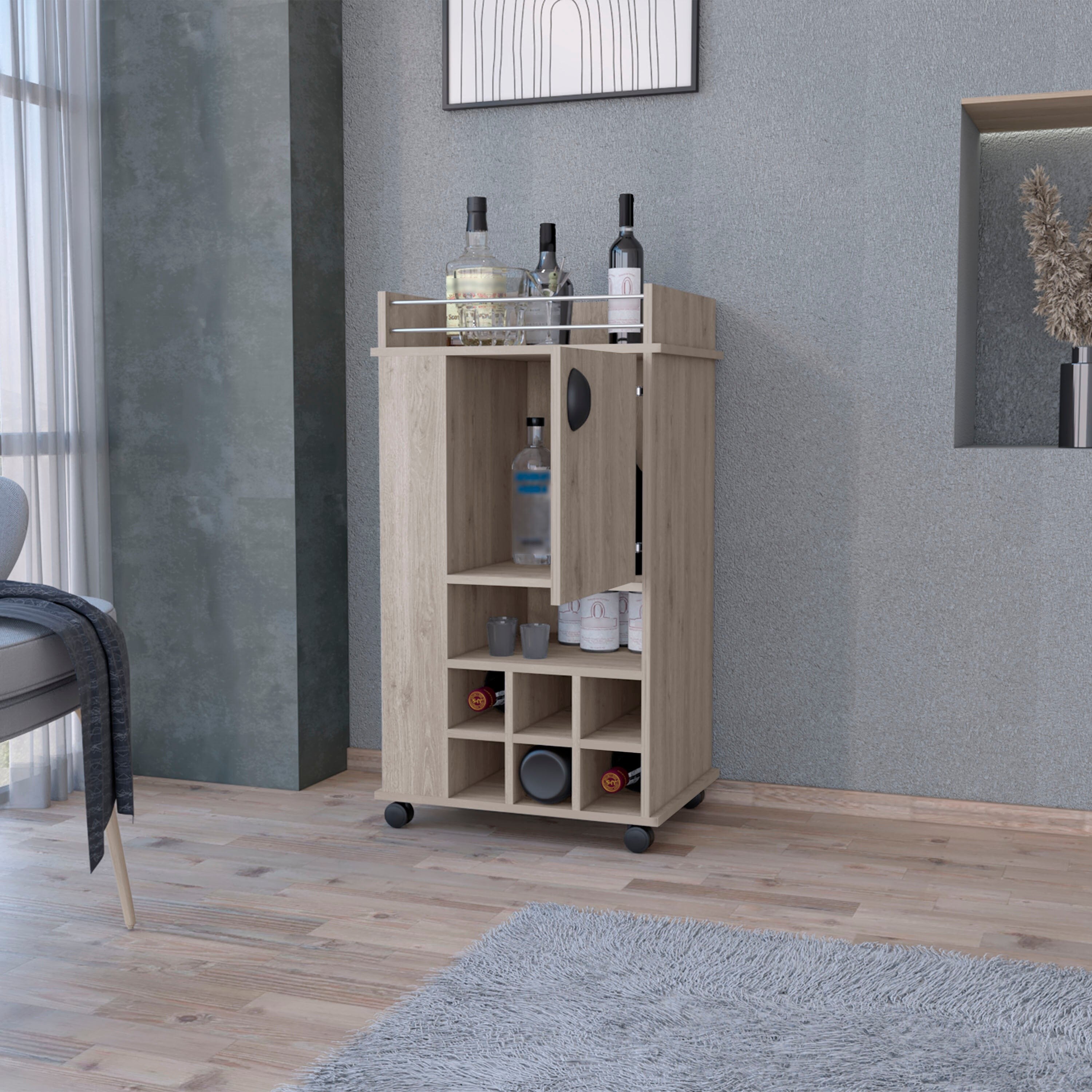 Silver floor 2025 wine rack