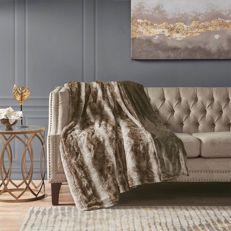 Super Cozy Soft Throw, 100% Polyester Reversible Throw Blanket for Couch, Machine Washable - 60x70 inches