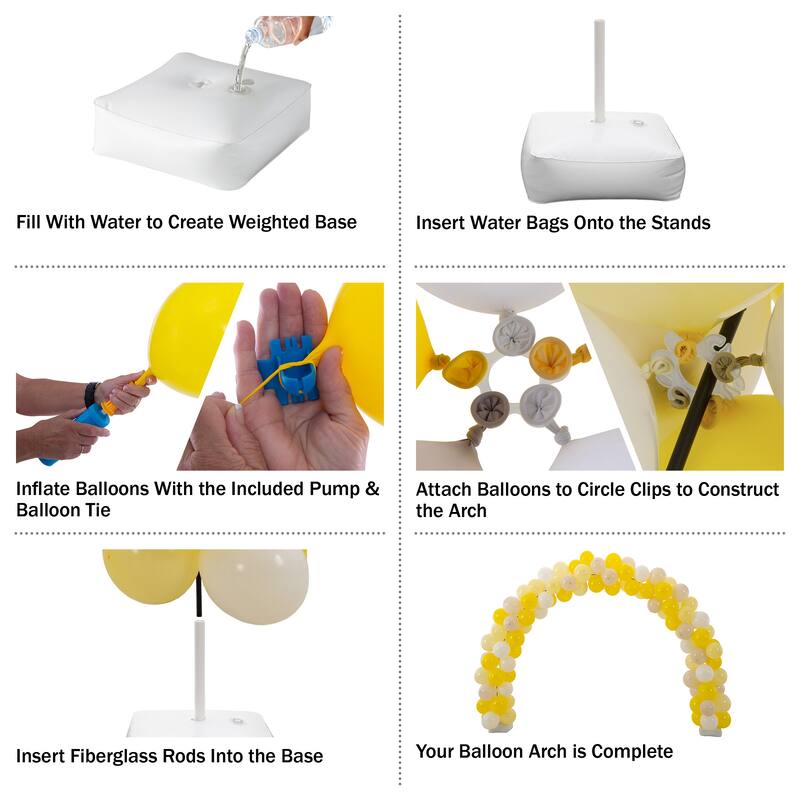 Balloon Arch Kit – Reusable DIY Backdrop Stand by Great Northern Popcorn