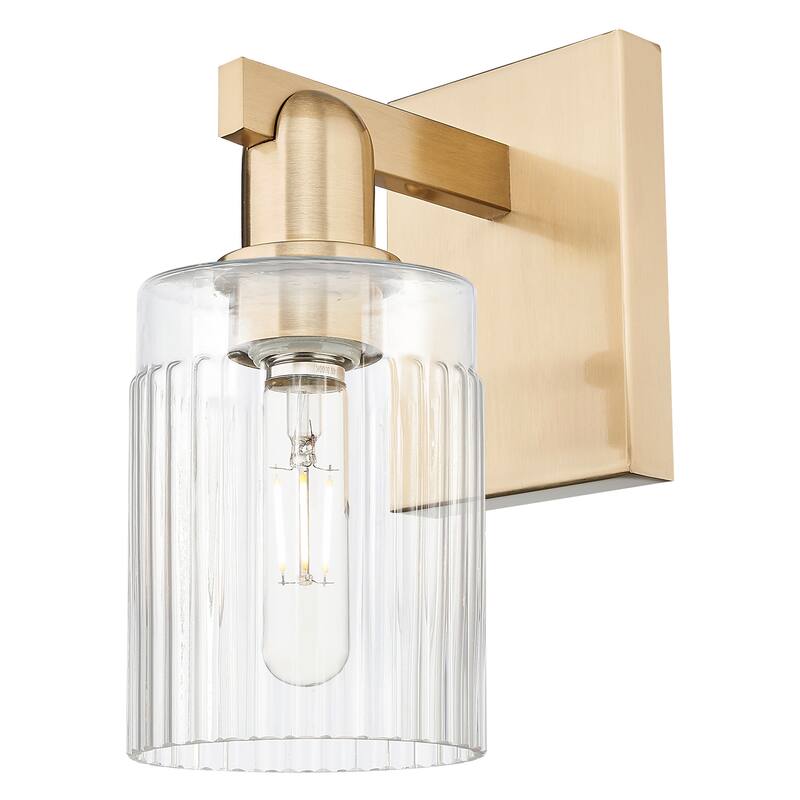 Innovations Lighting 716-1W-11-5 Hadley Sconce Hadley 11" Tall Wall - Champagne Bronze / Clear