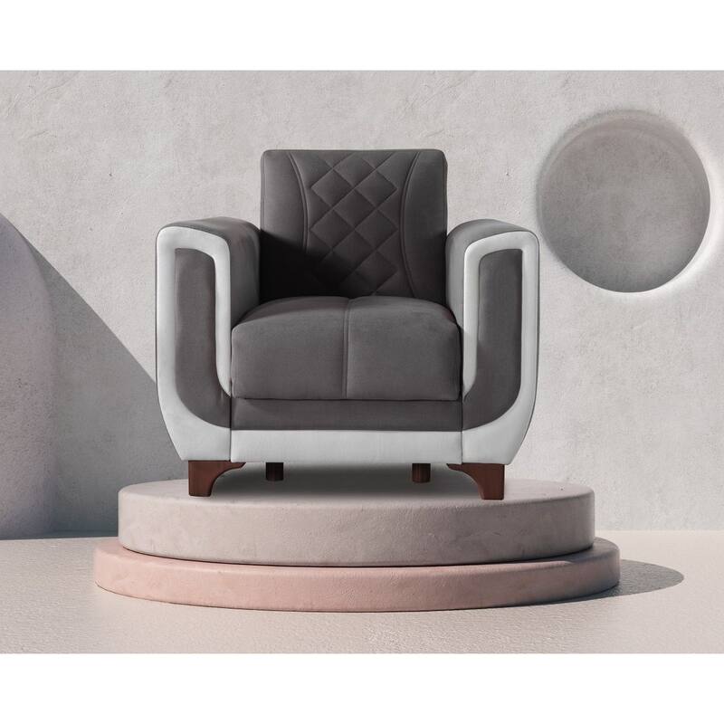 Sampdoria 4 Pieces Living Room Sets 1 Sofa 1 Loveseat 2 Chair