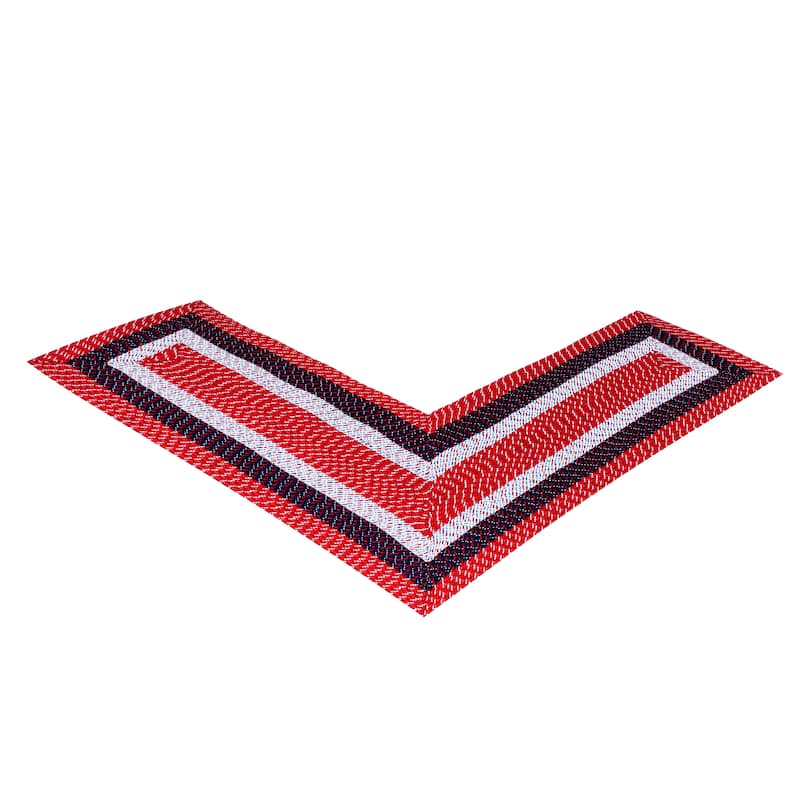 Better Trends Country Braid Reversible Area Rug