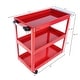 preview thumbnail 14 of 21, 3-Tier Rolling Tool Cart for Garage and Workshop Use