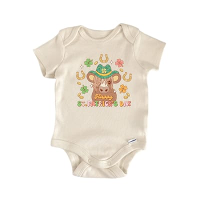 Happy St. Patrick's Day - Baby Boy Girl Clothes Infant Bodysuit Funny Cute Newborn