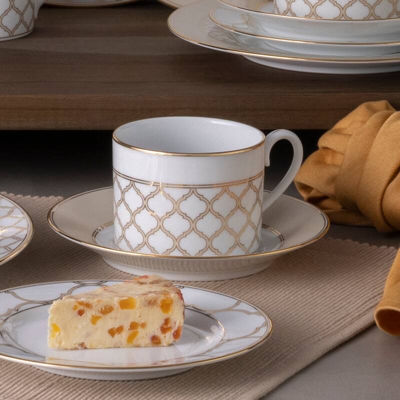 Noritake Eternal Palace Set Of 4 Saucers, 6"