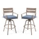 preview thumbnail 27 of 44, Outdoor Aluminum Swivel Patio Bar Stools with Sunbrella Fabric Cushion