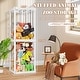 preview thumbnail 2 of 5, Peekabu Stuffed Animal Zoo Storage, Wood Stuffed Animal Storage for Kids, Large Toy Storage Organizer with Elastic Band