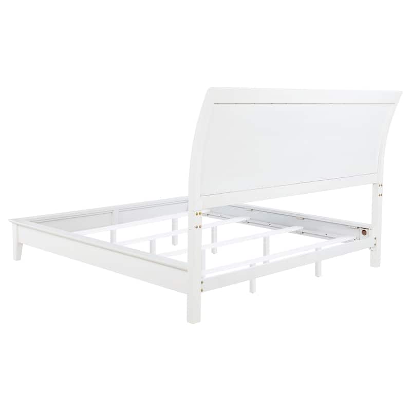 Bexhill Upholstered Panel Bed White