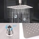 preview thumbnail 56 of 54, YASINU 2 Function Ceiling Mounted Square Rainfall Shower Head Bathroom Shower System Sets