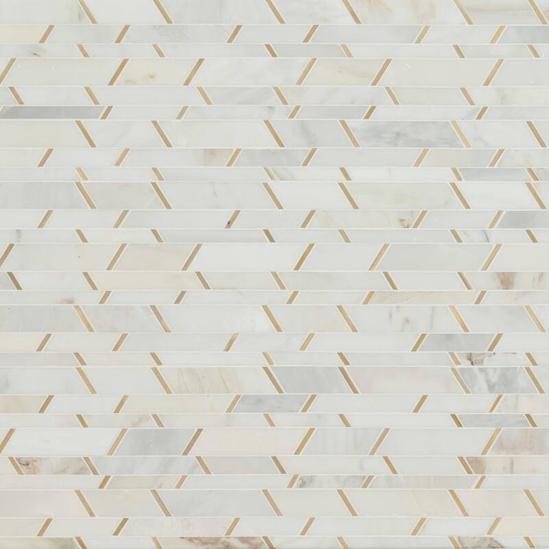 Ackland AKM-SM-AR12X12ILX-CA Artemis - 12" x 12" Metal and Stone - Tribeca Oro