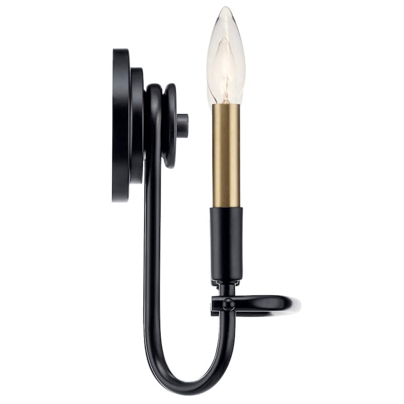 Kichler Lighting Capitol Hill 2-Light Wall Sconce Black