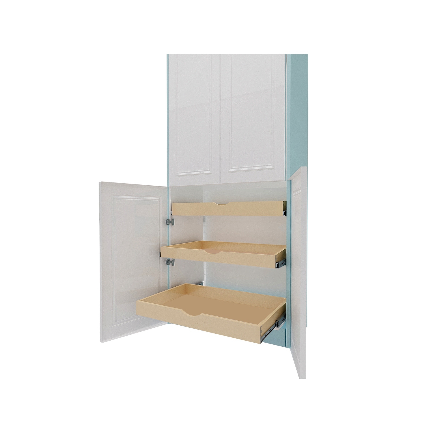 CabinetRTA DIY Slide Out Cabinet Shelf Pull-Out Wood Drawer Storage - Bed  Bath & Beyond - 33787453