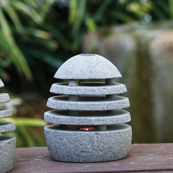 Shop Garden Age Supply Indoor Outdoor Stone Lantern Genuine