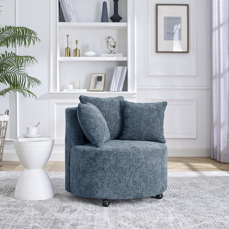 Damis swivel on sale barrel chair