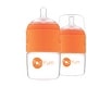 preview thumbnail 21 of 22, PopYum 5 oz Anti-Colic Formula Making Baby Bottle 2-Pack - Orange
