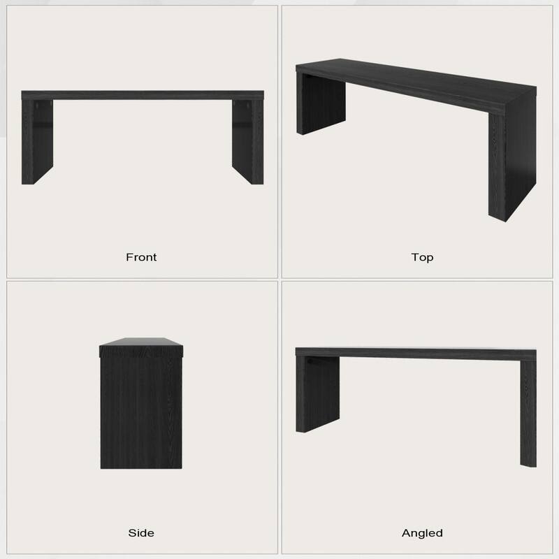 58''Modern Wooden Long Console Table for Entryway and Living Room