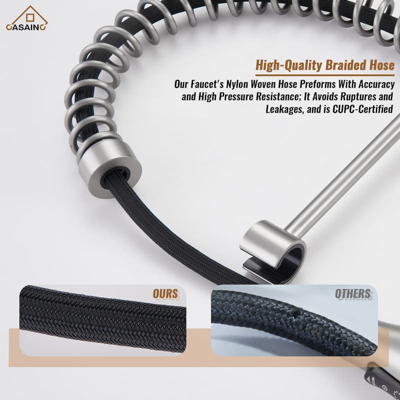 Single Handle Pull Down Sprayer Kitchen Faucet