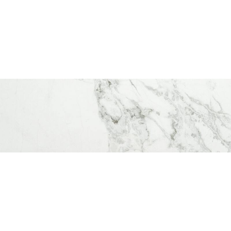 Penthouse 4x12 Polished Marble Look Porcelain Subway Tile - Floor, Wall