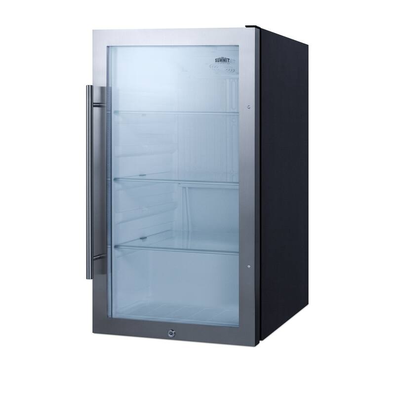 Summit 19 Inch Wide 3.13 Cu. Ft. Beverage Cooler with Adjustable