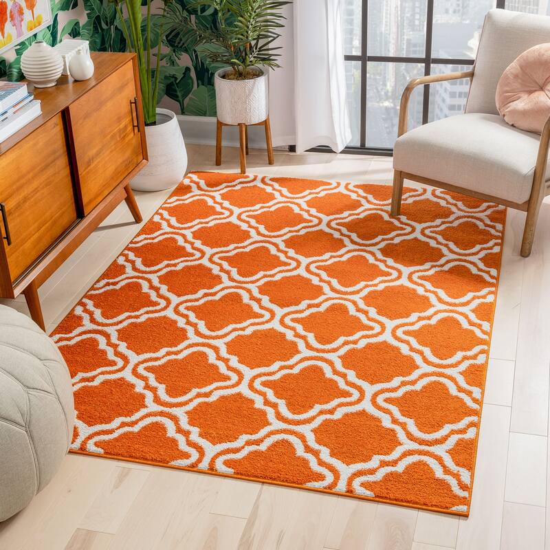 Well Woven Starbright Calipso Trellis Kids Area Rug