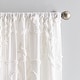 preview thumbnail 2 of 2, Gates Tufted Chenille Poletop Curtain Panel Pair