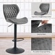 preview thumbnail 27 of 27, HOMYKA Swivel Adjustable Height Stool Set of 4