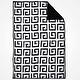 preview thumbnail 6 of 6, Rizzy Home Adair Greek Key Crib Quilt - 38" X 50" Black