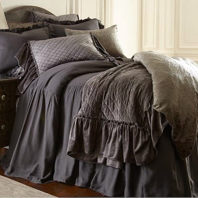 Estrella Quilt, Steel Blue, King