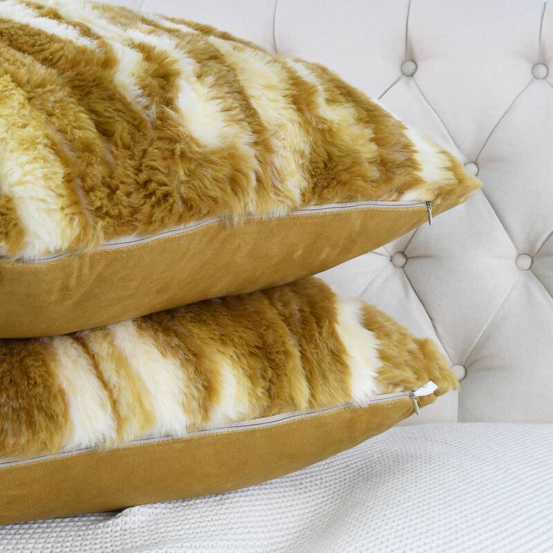 Jacquard FauxFur 2 Piece Set Pillow Shell