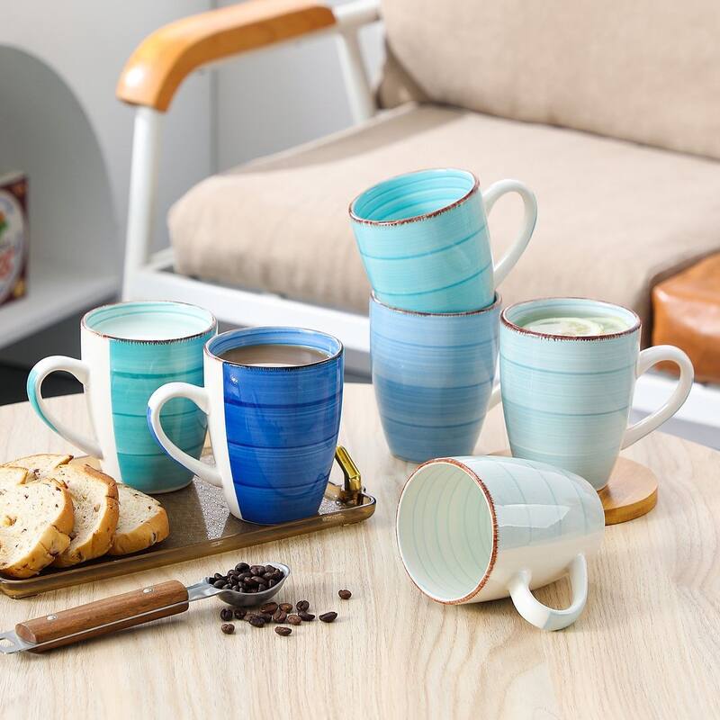 vancasso Bonita Sturdy Stoneware 6-Piece Bowls Set