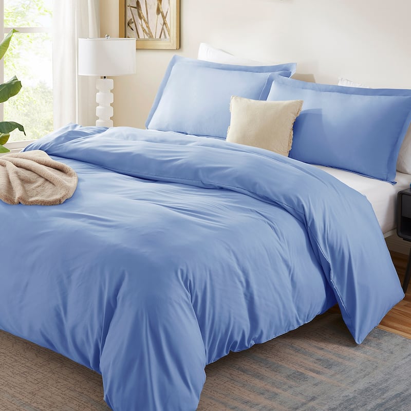 Emperyan 7 PC Bedding Set, Luxury Microfiber Duvet Cover With Sheets Bed Sets