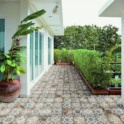 Merola Tile D'Anticatto Decor Florence 8.75" x 8.75" Porcelain Floor and Wall Tile