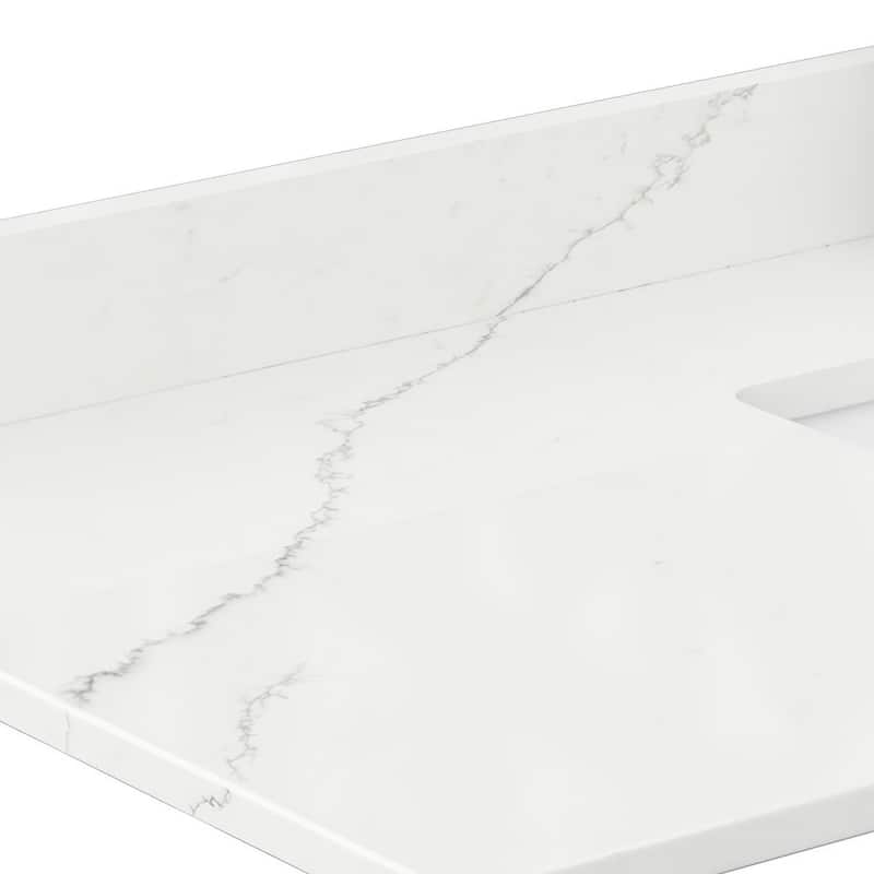 Wyndham Collection WCFQC148STOPUNS-Q 48" Quartz Vanity Top with