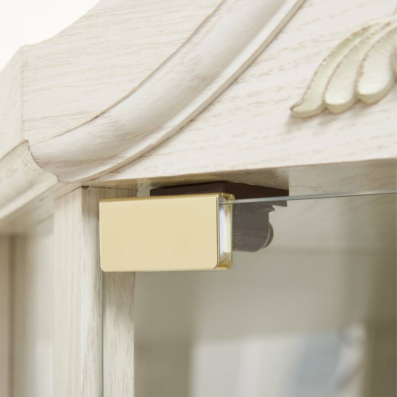 Glass Cabinet Lighted Corner Cabinet Corner Display Curio Cabinet, Glass Display With Light Bar Cabinet, Wine Cabinet